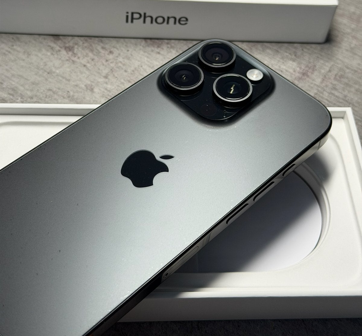  Apple iphone 16 Pro Black Titanuim 128GB Bat 91%, Telecommunicatie, Mobiele telefoons | Apple iPhone, IPhone 16 Pro, Apple, Zwart