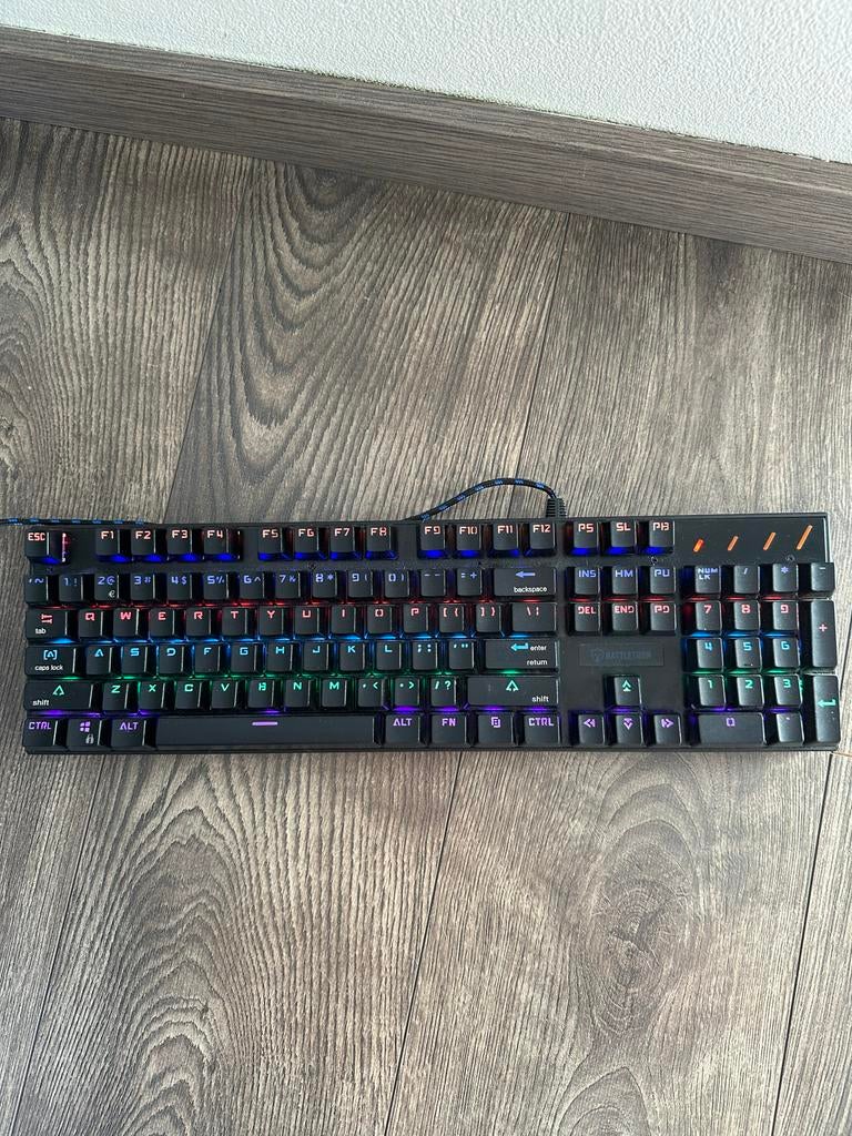 Battletron Gaming Toetsenbord, Gebruikt, Gaming toetsenbord, Ophalen of Verzenden, Qwerty