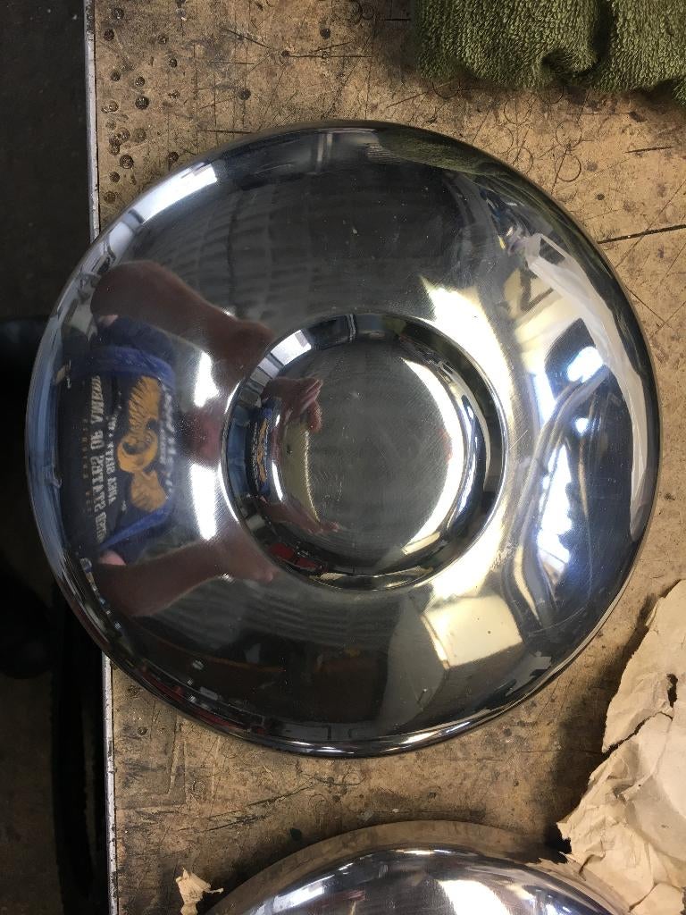 wieldoppen 12 Inch Chroom, Auto diversen, Wieldoppen, Ophalen of Verzenden, Gebruikt