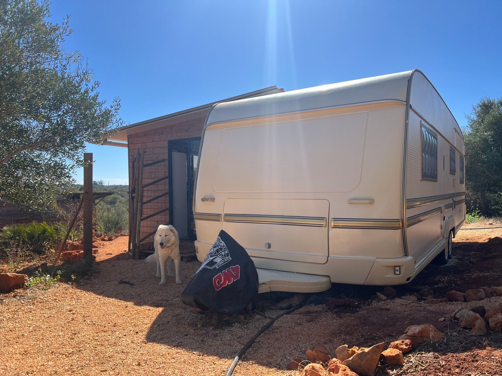 Tabbert baronesse 680 dubbelasser ( locatie: portugal), Vast bed, Rondzit, Tabbert, 7 tot 8 meter