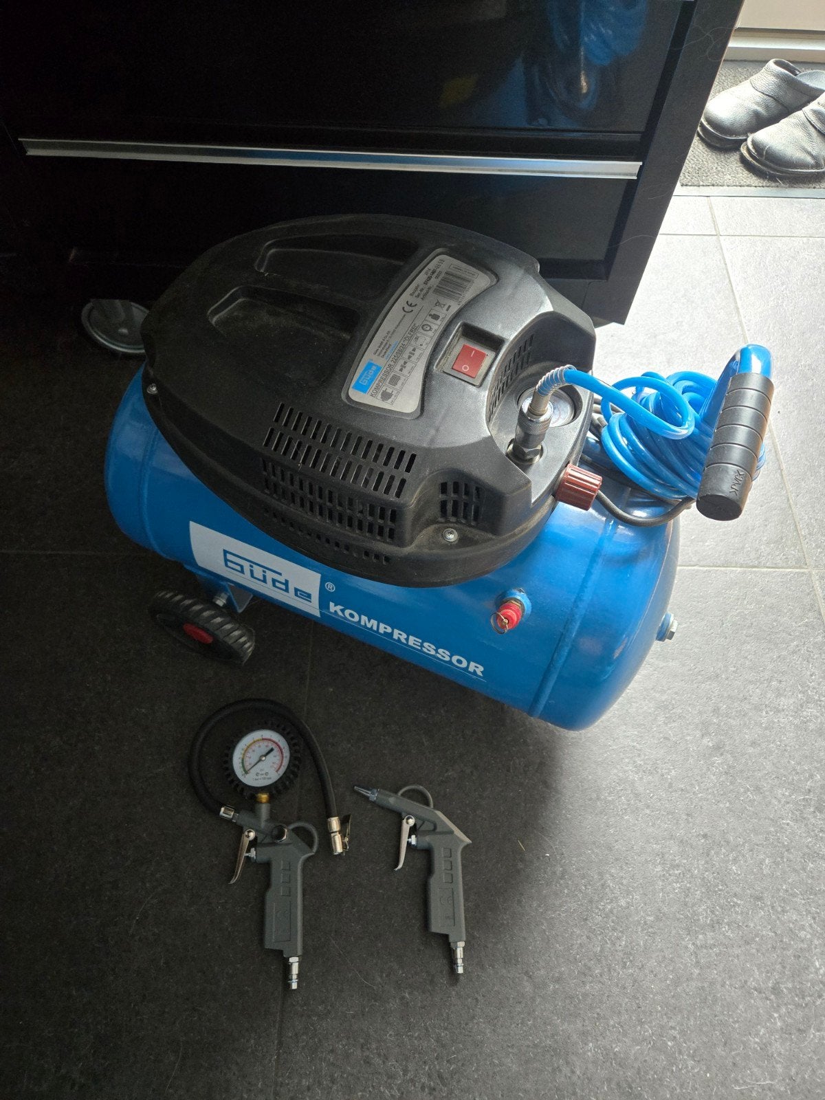 Güde Kompressor, Doe-het-zelf en Verbouw, Minder dan 25 liter, Ophalen, Minder dan 200 liter/min