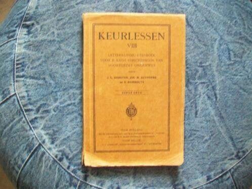 Keurlessen VIII; Letterkundig Leesboek, Boeken, Ophalen of Verzenden, Zo goed als nieuw, Overige niveaus, Nederlands