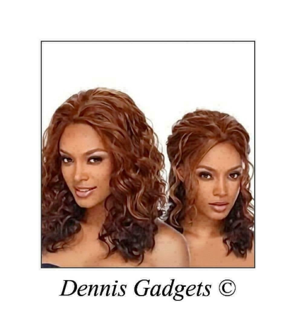 Dennis Gadgets: Damespruik halflang Double Brown nr. 10, Ophalen of Verzenden, Nieuw, Pruik of Haarverlenging