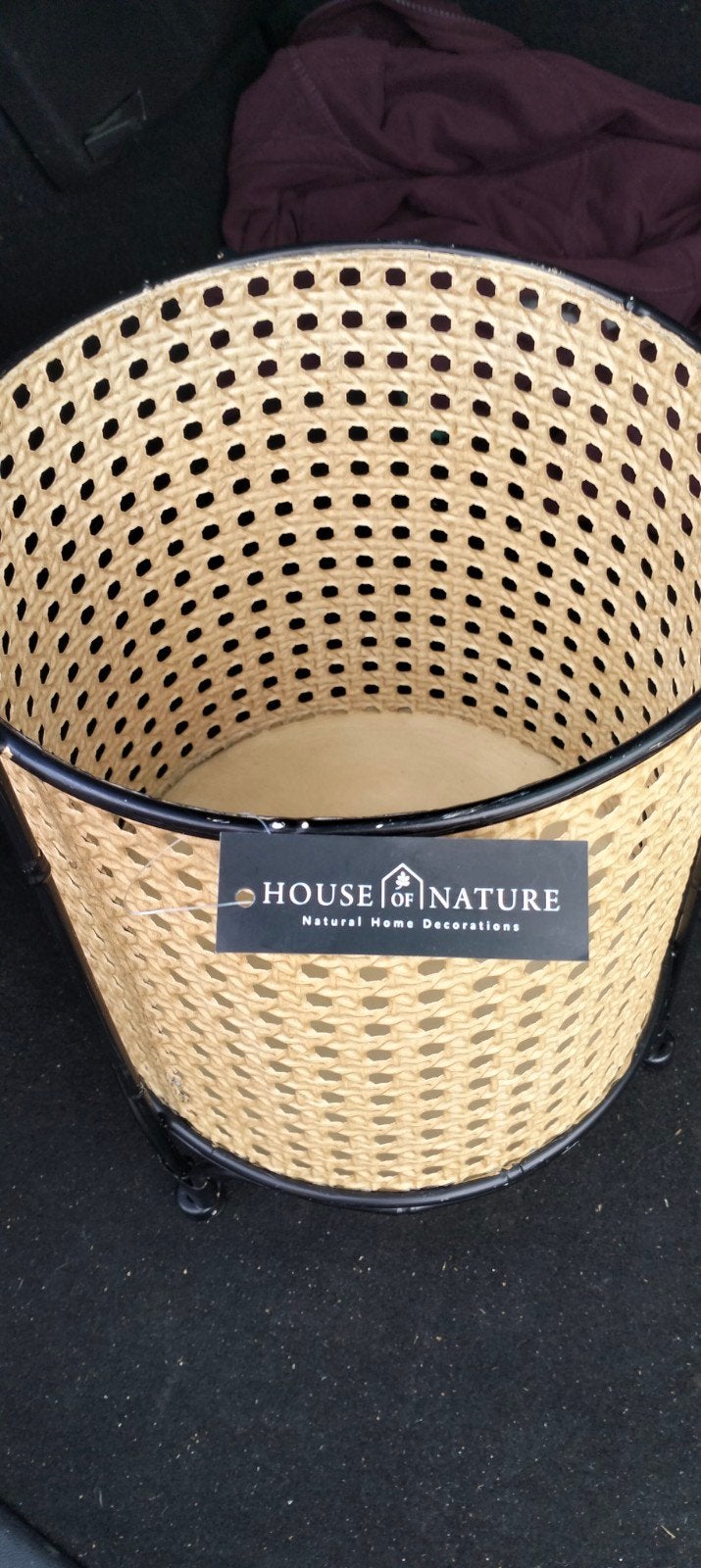 House of Nature Rotan Mand - Natuurlijke Woondecoratie, Beige, Boho, Nieuw, Ophalen of Verzenden