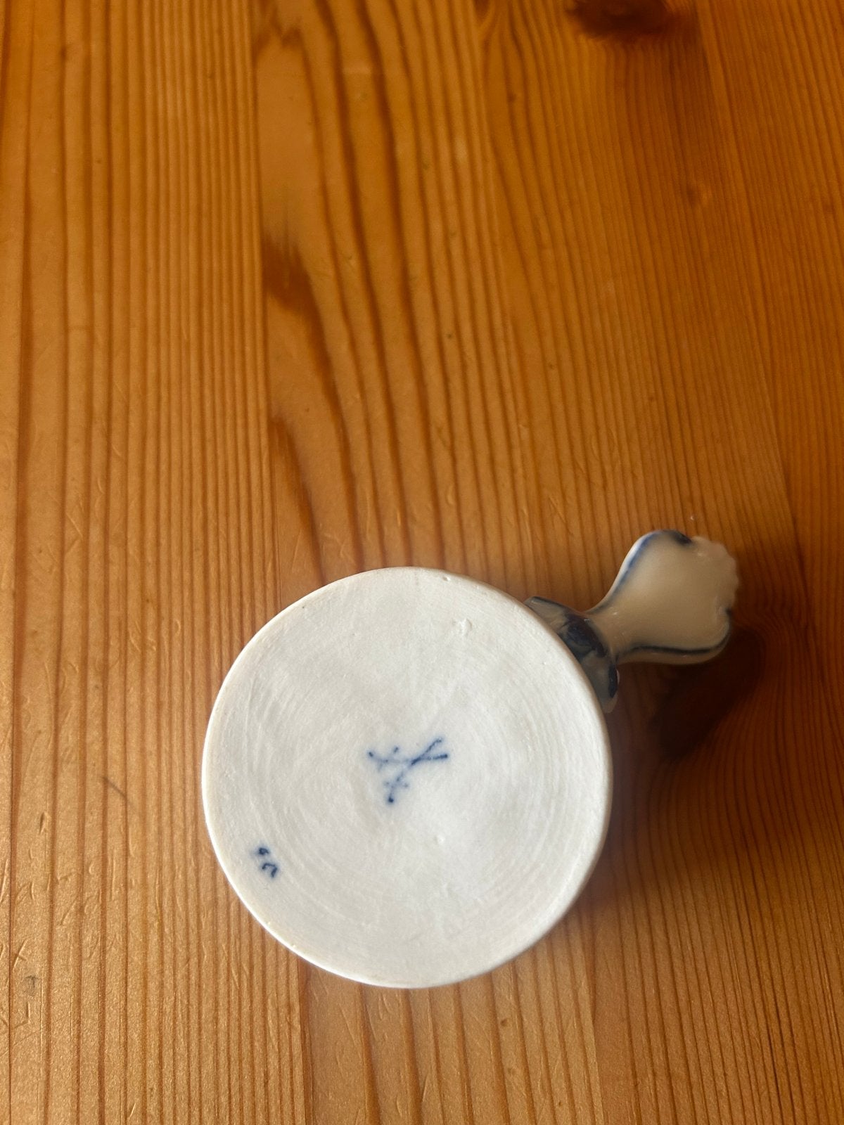 Antiek Meissen Blauw Uienpatroon Sauskommetje, Ophalen of Verzenden