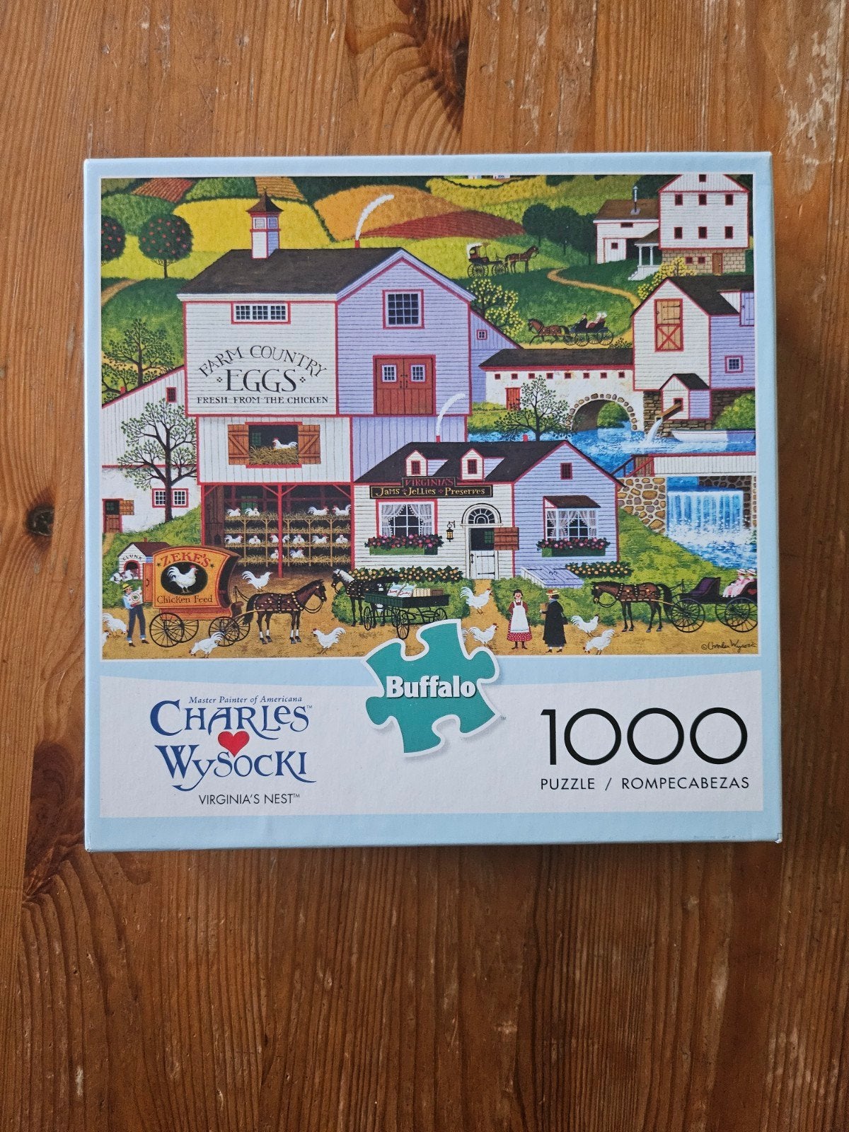 Charles Wysocki puzzel, Hobby en Vrije tijd, Ophalen of Verzenden, 500 t/m 1500 stukjes, Zo goed als nieuw