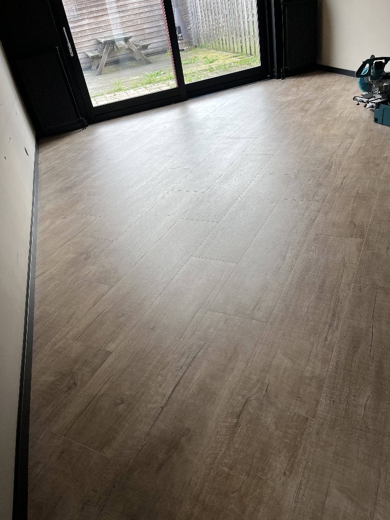 DecoMode Aqua Kingsize Elba laminaat 45m² incl.ondervloeren, Ophalen, 50 tot 150 cm, Nieuw, 10 m² of meer