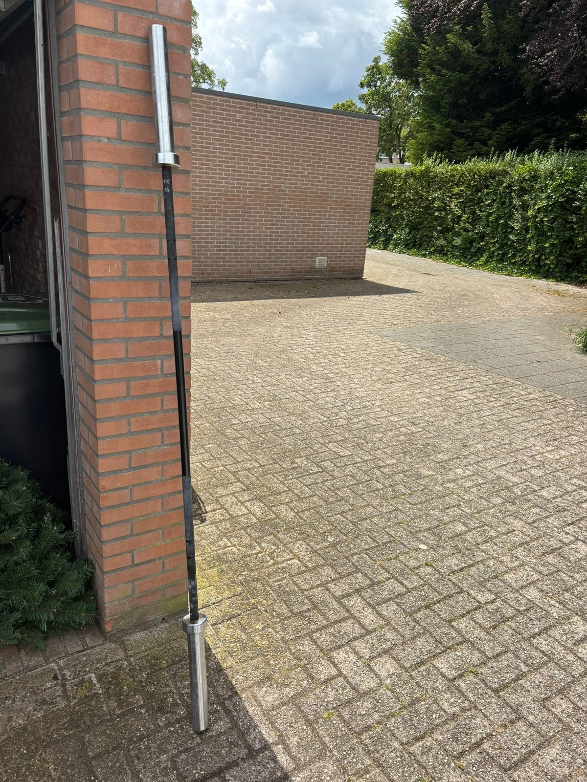 ZEUZ Olympische halterstang - 15kg - 200cm, Ophalen, Zo goed als nieuw, Overige typen