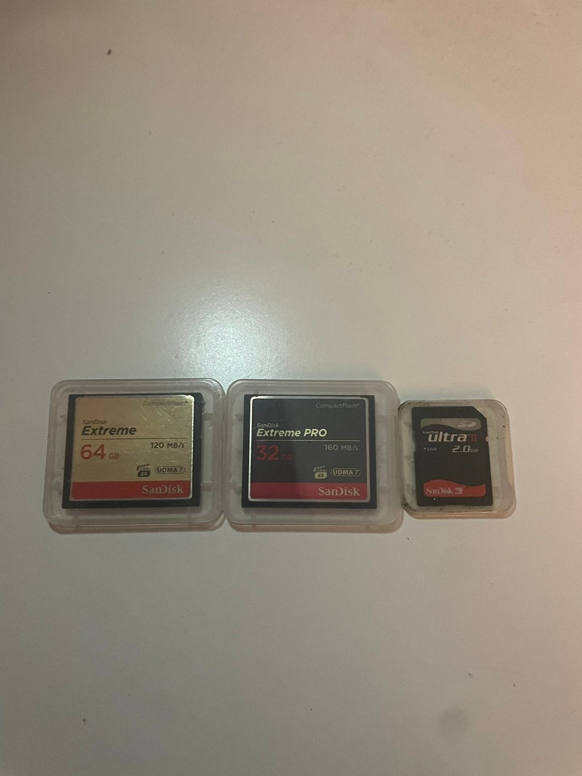 SanDisk geheugenkaarten, Audio, Tv en Foto, Ophalen of Verzenden, Zo goed als nieuw, Fotocamera, 32 GB