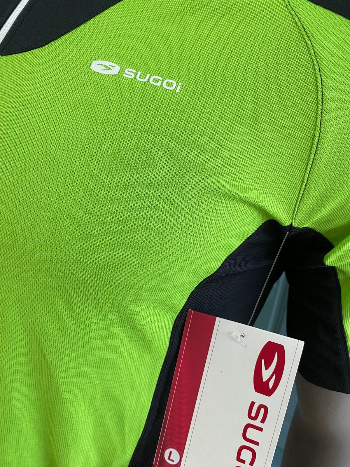 *** Nieuw Sugoi heren shirt - jersey wielrennen maat L ***, Nieuw, L, Bovenkleding, Heren