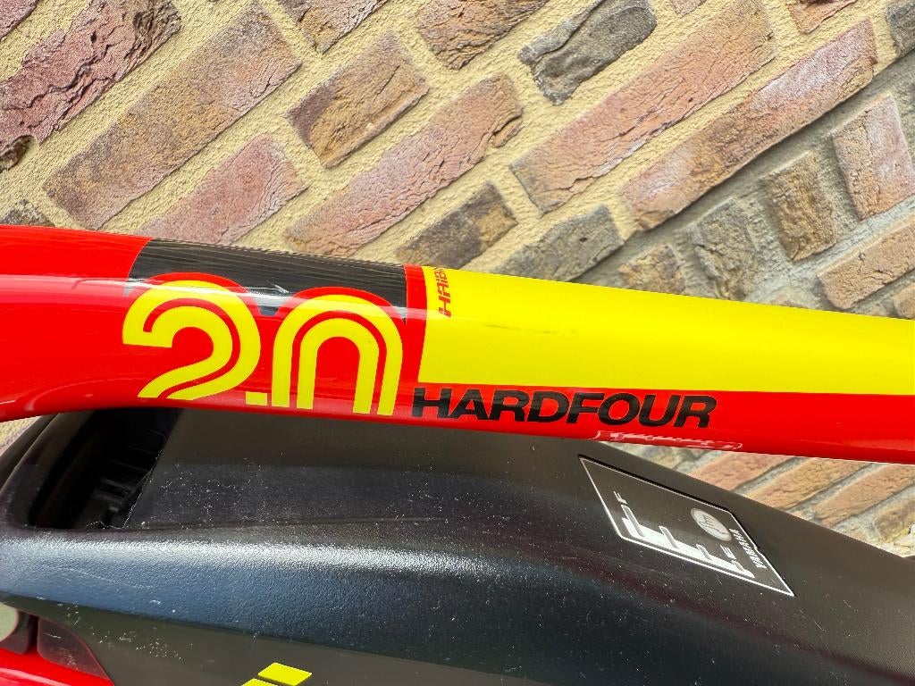 elektrische mtb voor kinderen. 34 cm. Haibike 24 inch E MTB, Haibike, Hardtail, Ophalen of Verzenden, Zo goed als nieuw