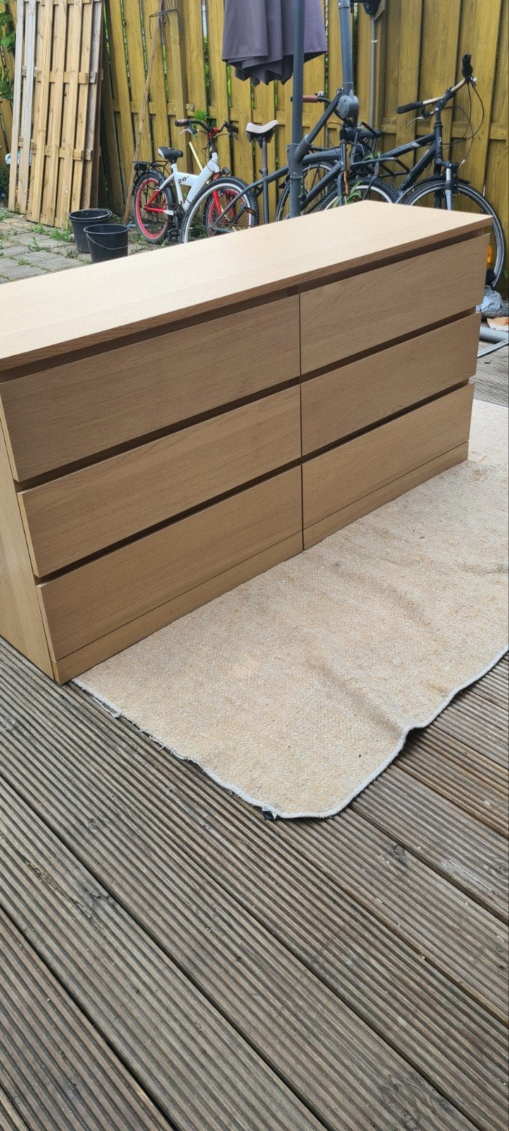 mooie ikea malm ladekast, Ophalen, 50 tot 100 cm, Zo goed als nieuw, 3 of 4 laden