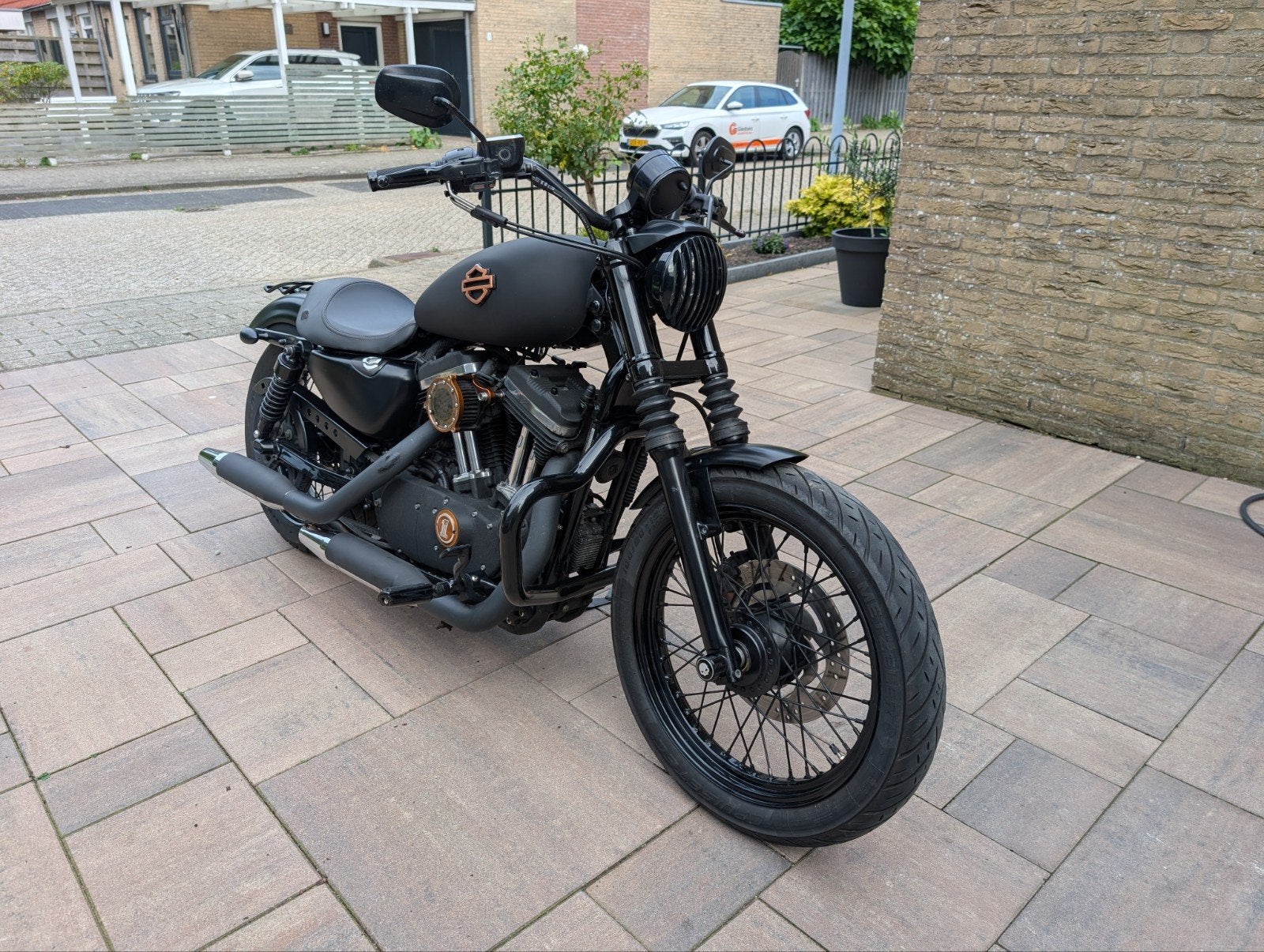 Harley-Davidson nightster 1200 uit 2008,led verlichting etc., Motoren, 2 cilinders, Chopper, Gebruikt, Particulier