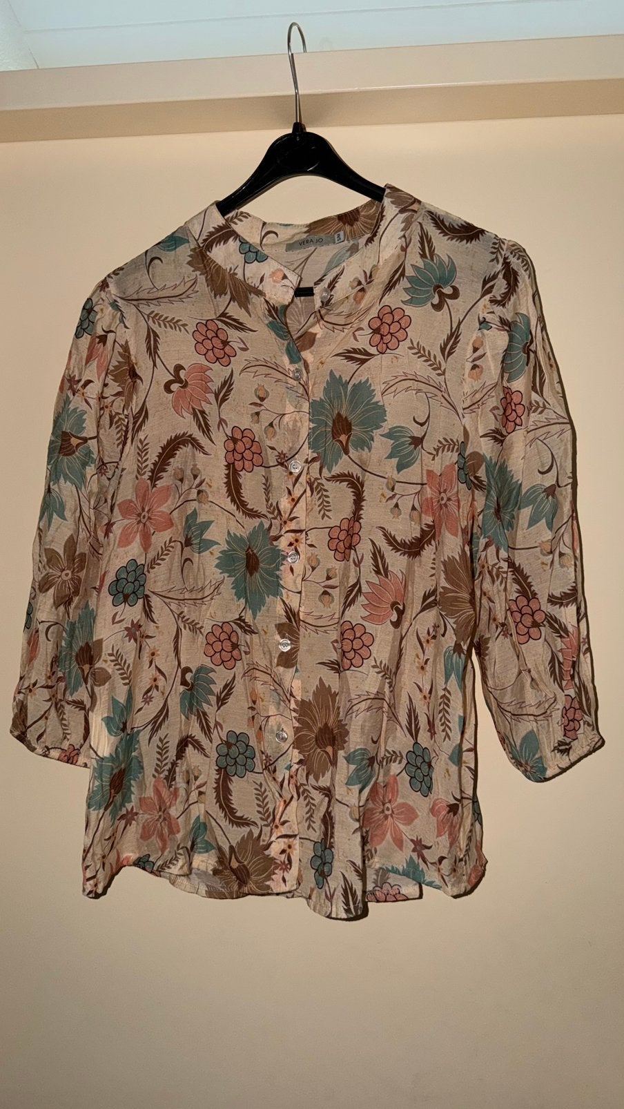 Dames print blouse van Vera Jo, Ophalen of Verzenden, Zo goed als nieuw, Maat 38/40 (M)