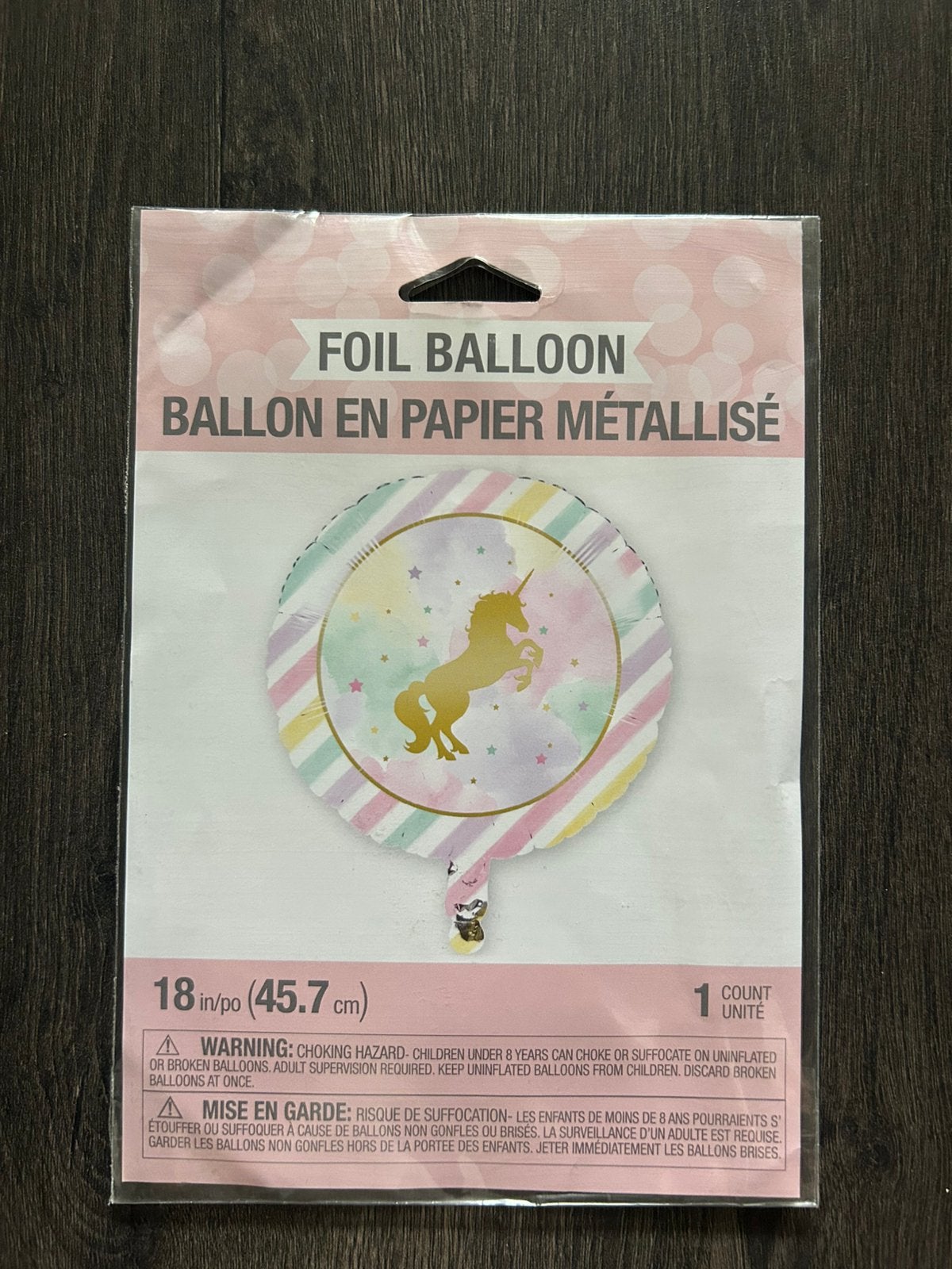 Foliballon Eenhoorn, Ophalen of Verzenden, Nieuw