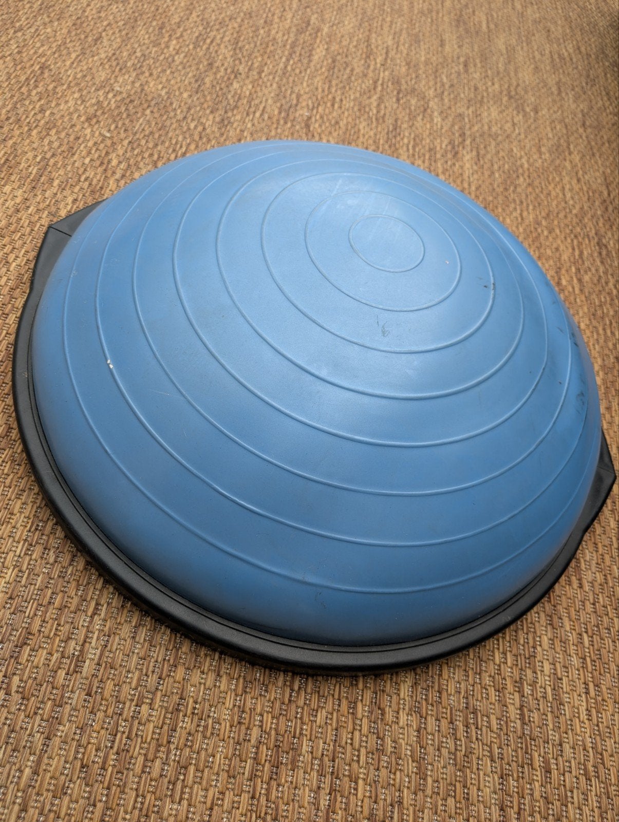 Bosu Balansbal - Blauw, Ophalen of Verzenden, Gebruikt, Buik, Fitnessbal