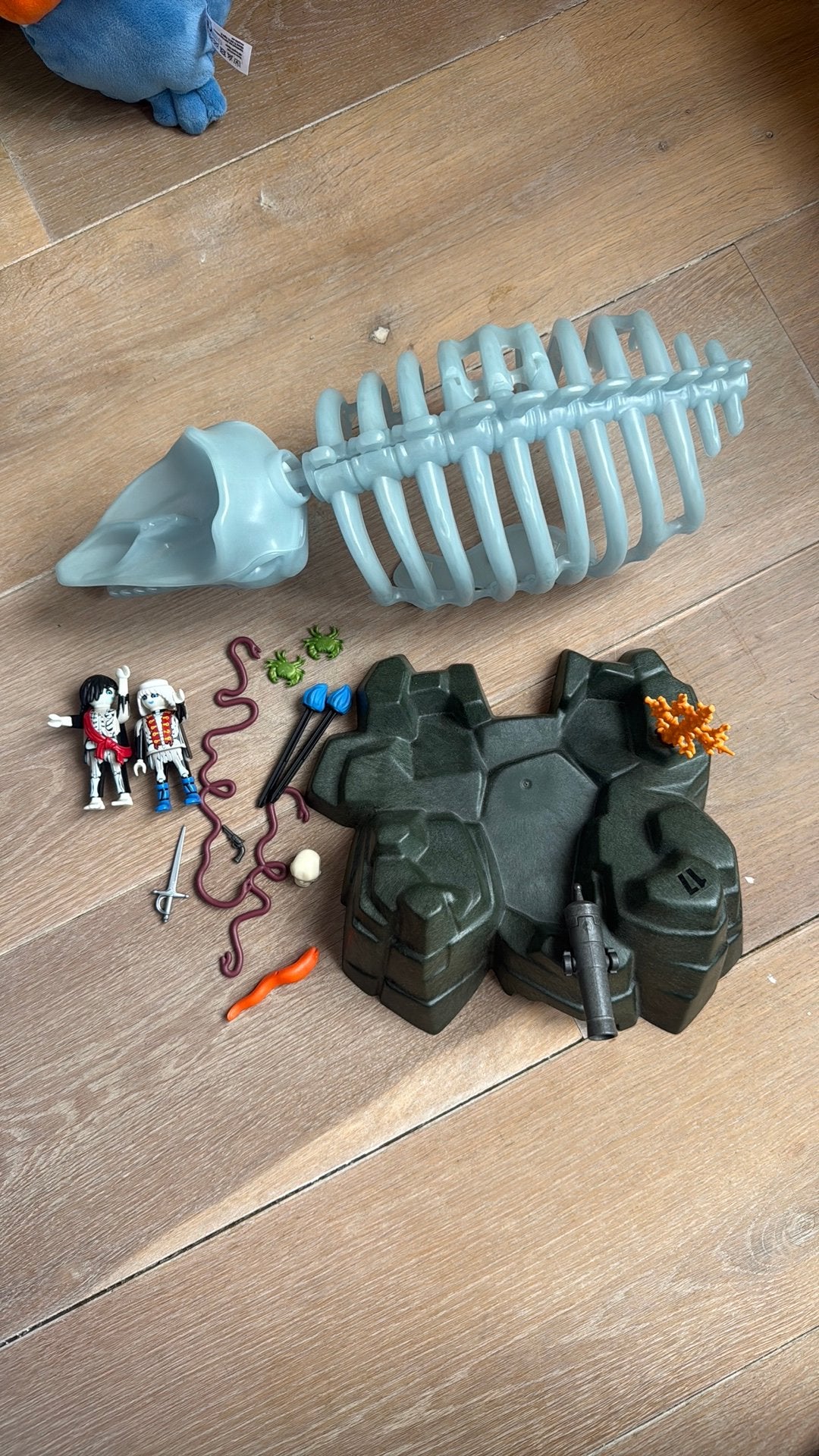 Playmobil 4803 Spookvisskelet – compleet – Ghost Pirates, Ophalen of Verzenden, Zo goed als nieuw