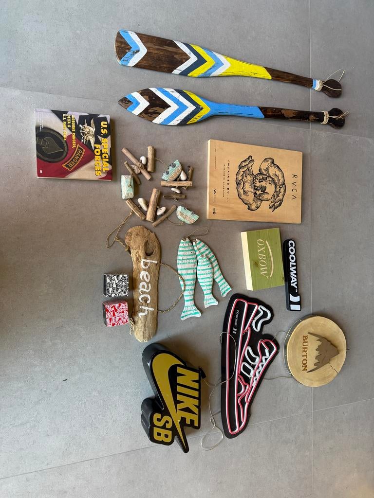 Diverse Reclame & Decoratie: Vans, Nike, Burton & Meer, Gebruikt, Meerkleurig, Ophalen of Verzenden, Vintage