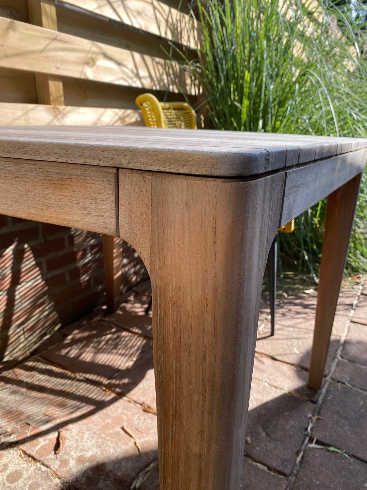 Hardhouten tuintafel Kees Smit, Tuin en Terras, Ophalen, Zo goed als nieuw, Rechthoekig, Hout