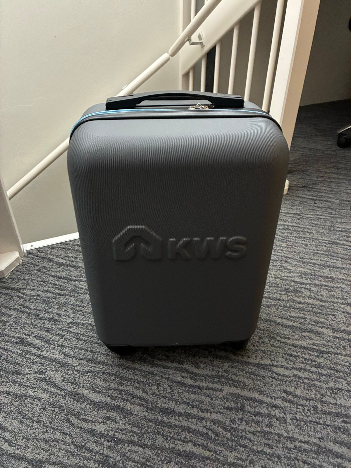 KWS Koffer - Handbagage - Zwart, Sieraden, Tassen en Uiterlijk, Koffers, Ophalen, Gebruikt, 50 tot 60 cm, Hard kunststof