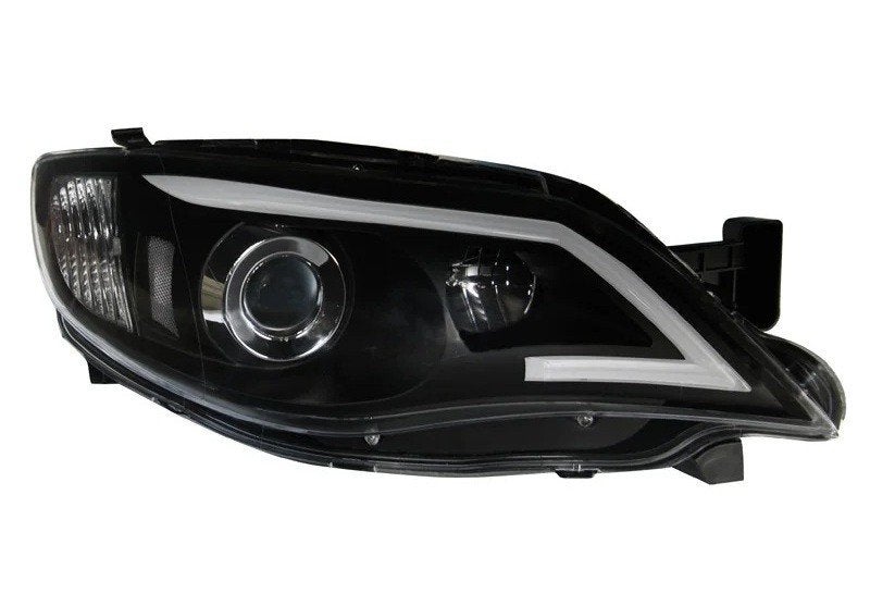 JapPower Koplampen set zwart - Subaru Impreza 2008-2014, Ophalen of Verzenden