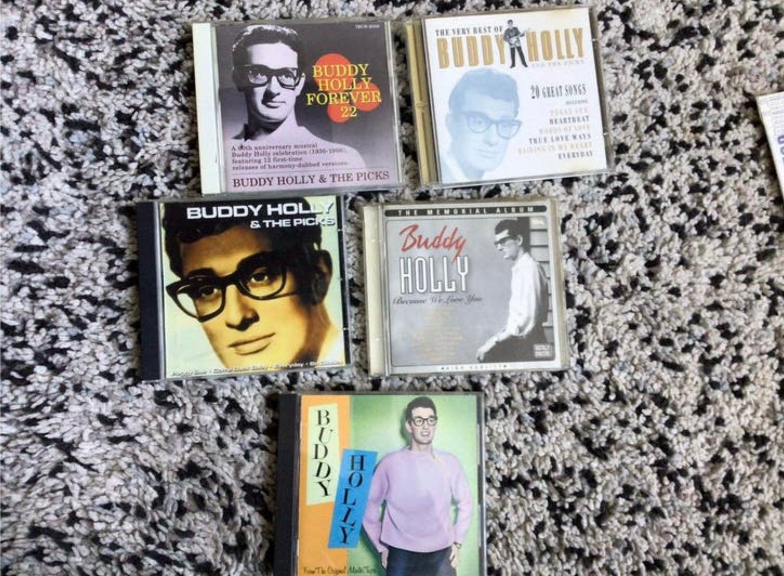 5 CD Buddy Holly 🌺 in zeer nette staat, Verzenden, Zo goed als nieuw