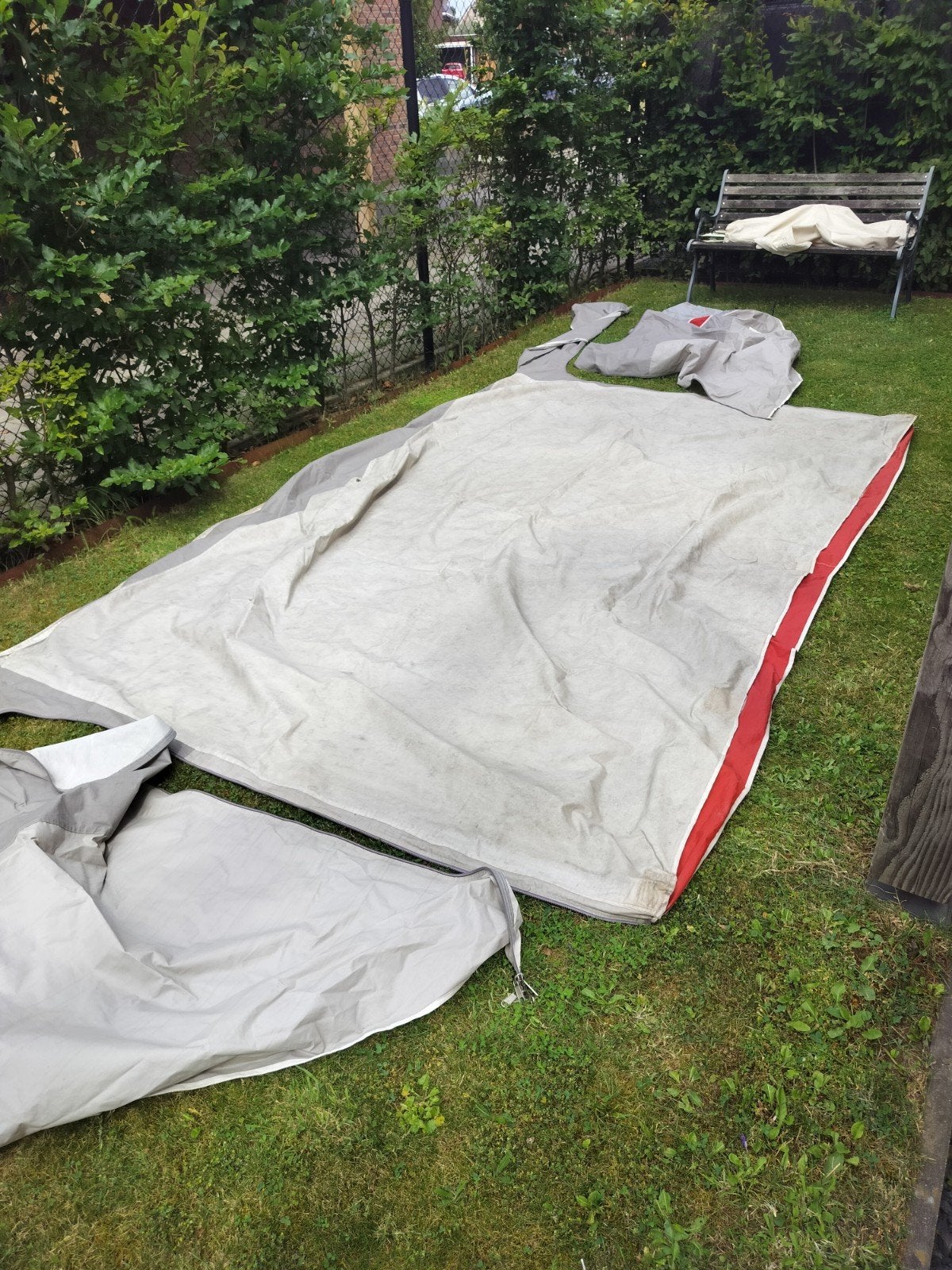 Luifel vd Horn voor Eriba Touring Triton 410 (incl. stokken), Caravans en Kamperen, Ophalen of Verzenden, Gebruikt