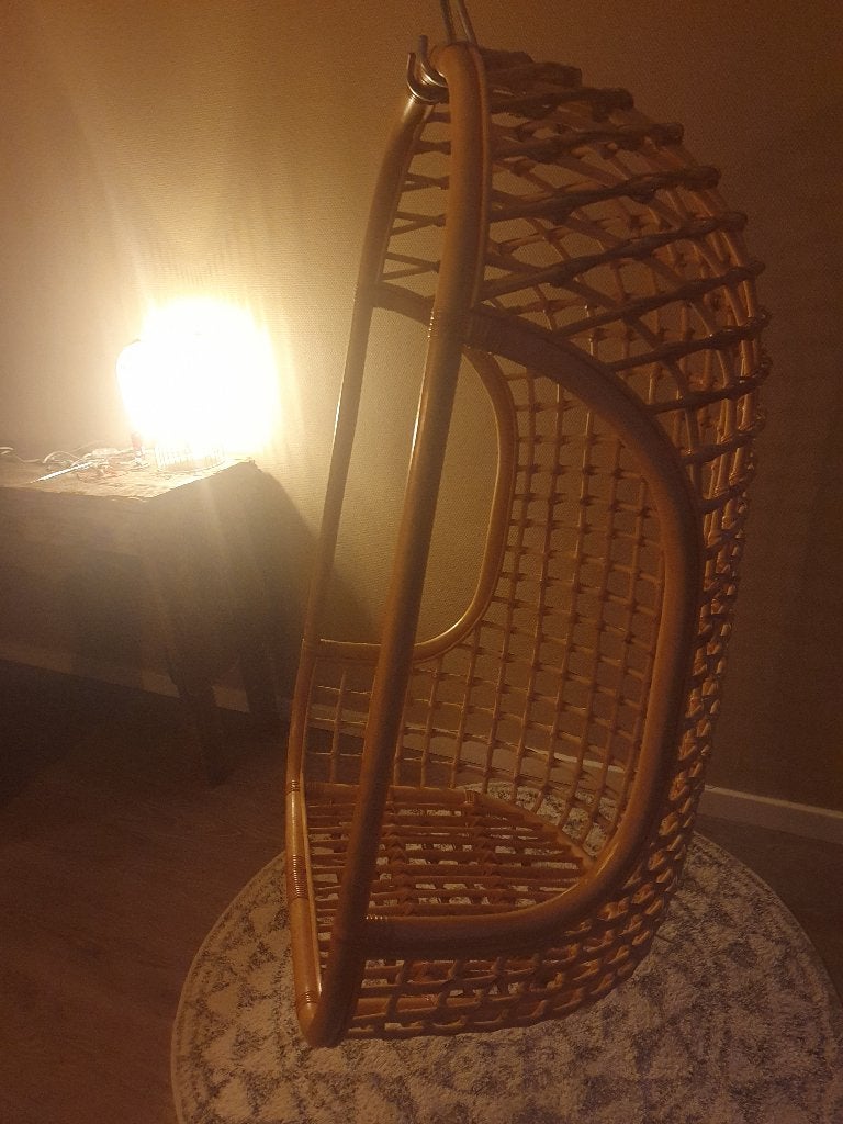 Rieten hangstoel, Ophalen, Overige kleuren, Nieuw, Scandinavisch