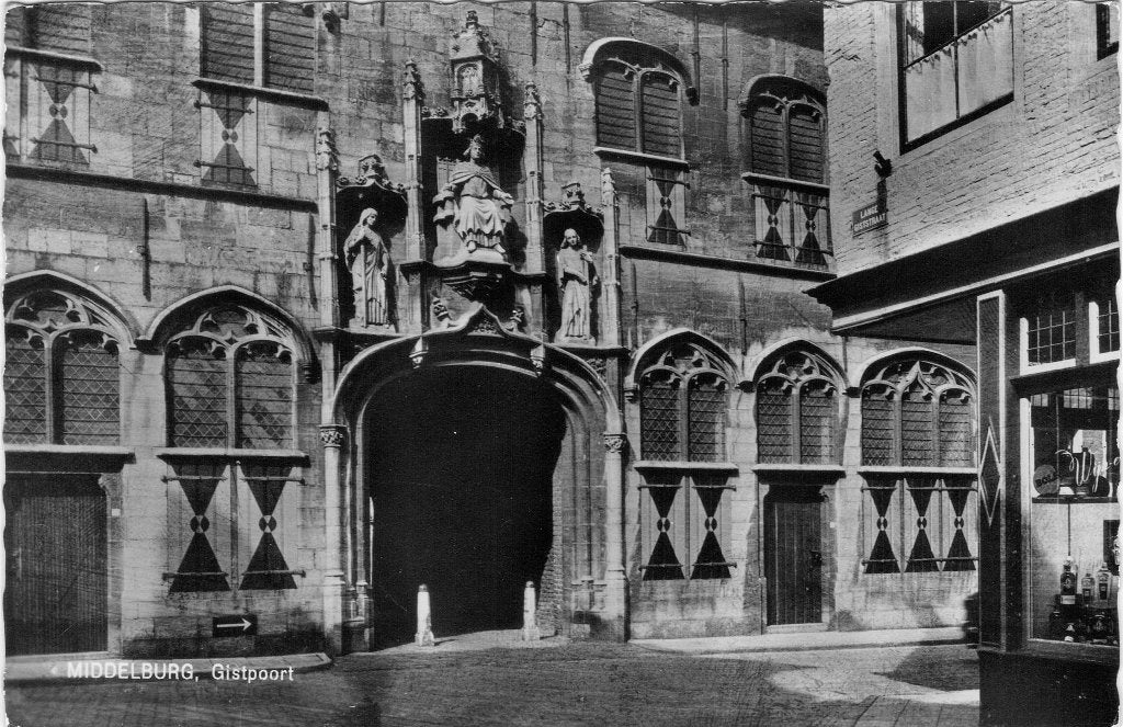 Middelburg – Gistpoort., Ophalen of Verzenden, 1960 tot 1980, Ongelopen, Zeeland