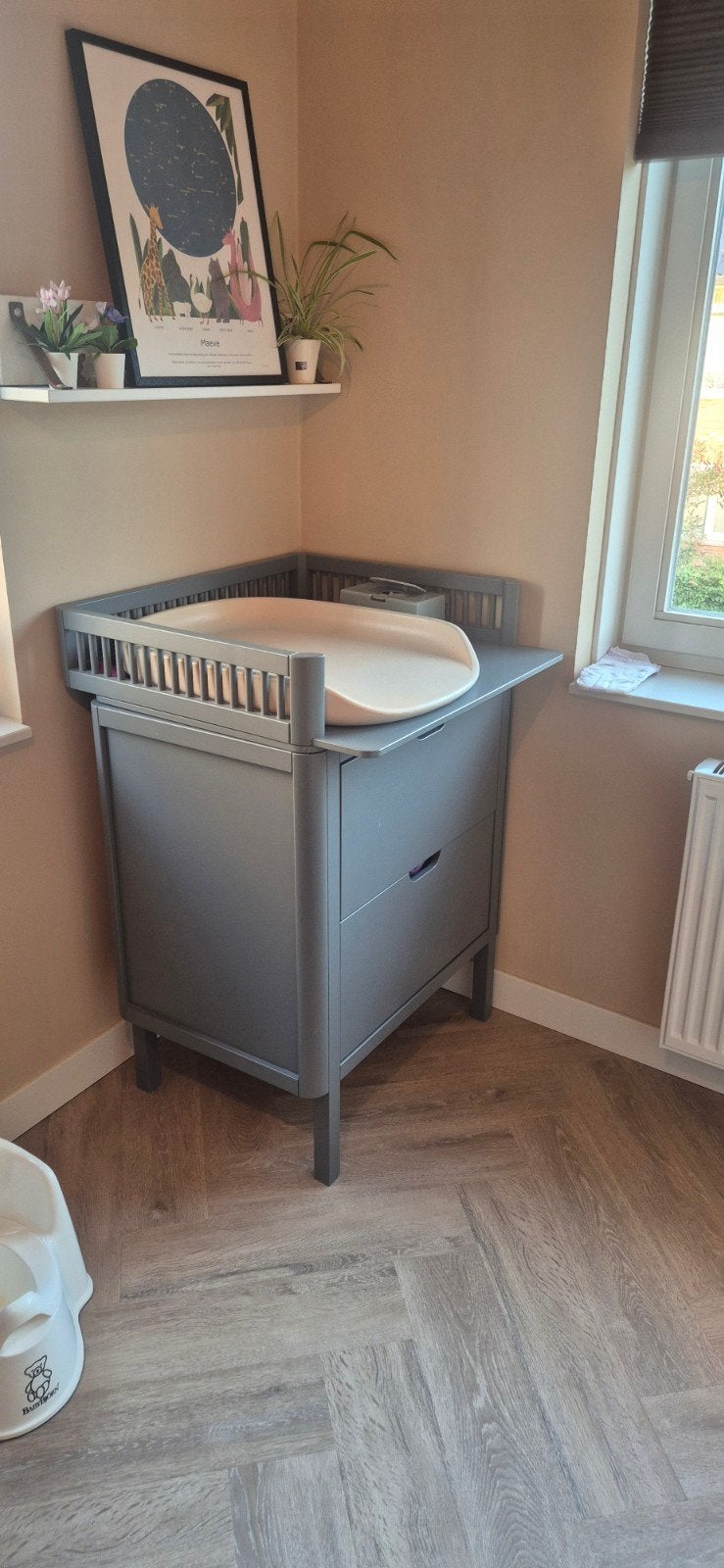 Sebra commode grijs - Zeer goede staat, 50 tot 70 cm, Ophalen of Verzenden, 90 tot 105 cm, 100 cm of meer