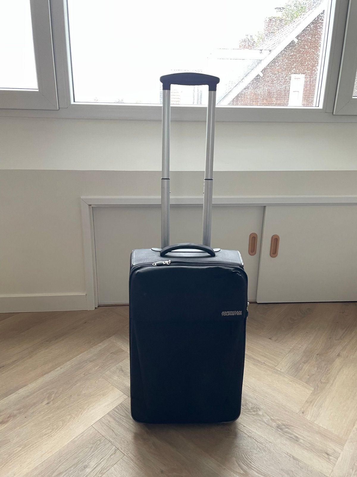 American Tourister Handbagage koffer, Uitschuifbare handgreep, Gebruikt, 50 tot 60 cm, Ophalen of Verzenden