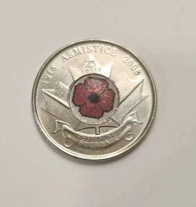 Canada - 25 cent 2008 - Poppy - Circulated, Verzenden, Noord-Amerika, Losse munt