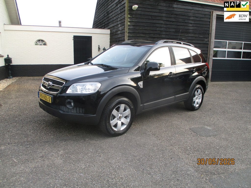 Chevrolet Captiva 2.0 VCDI Class 2E. EIG nette auto Prijs is, 127 pk, Gebruikt, Zwart, Zwart