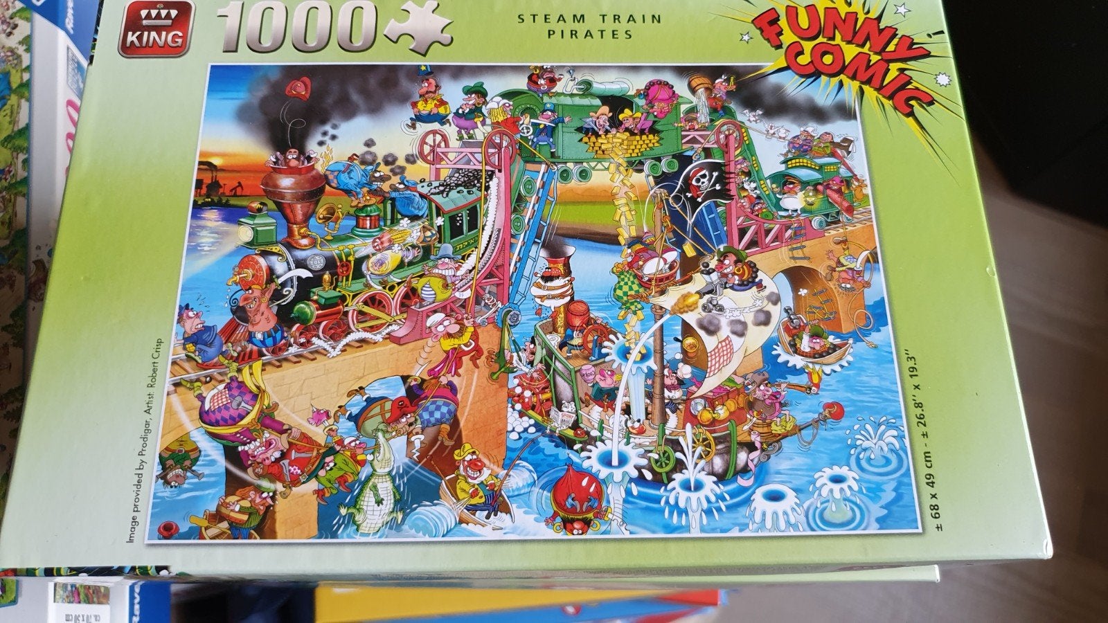 Comische puzzels van king, Hobby en Vrije tijd, Denksport en Puzzels, Ophalen, 500 t/m 1500 stukjes, Zo goed als nieuw