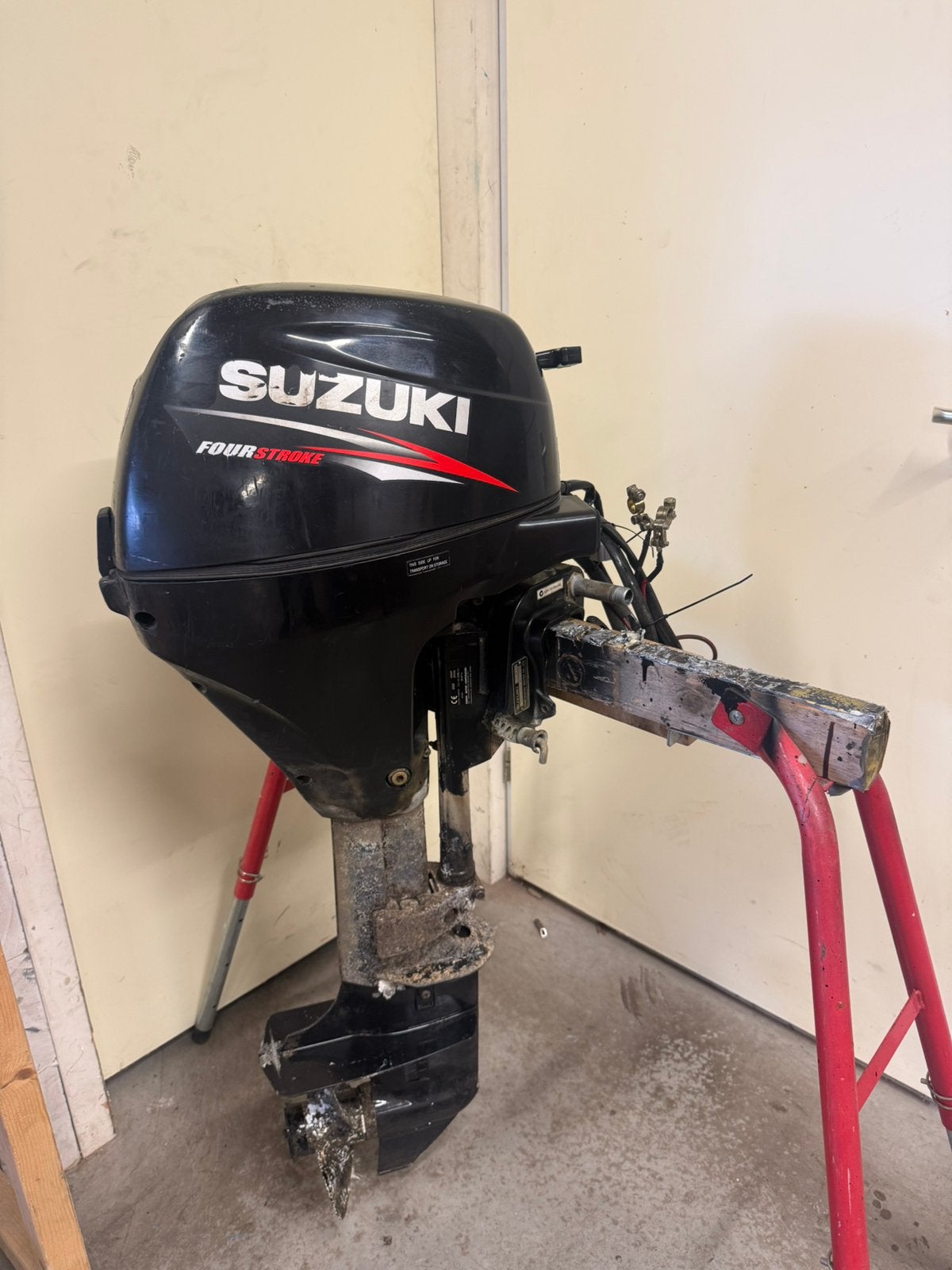 Suzuki DF9.9A 4 takt langstaart 2009, Ophalen, Zo goed als nieuw, Motor en Techniek, Motorboot