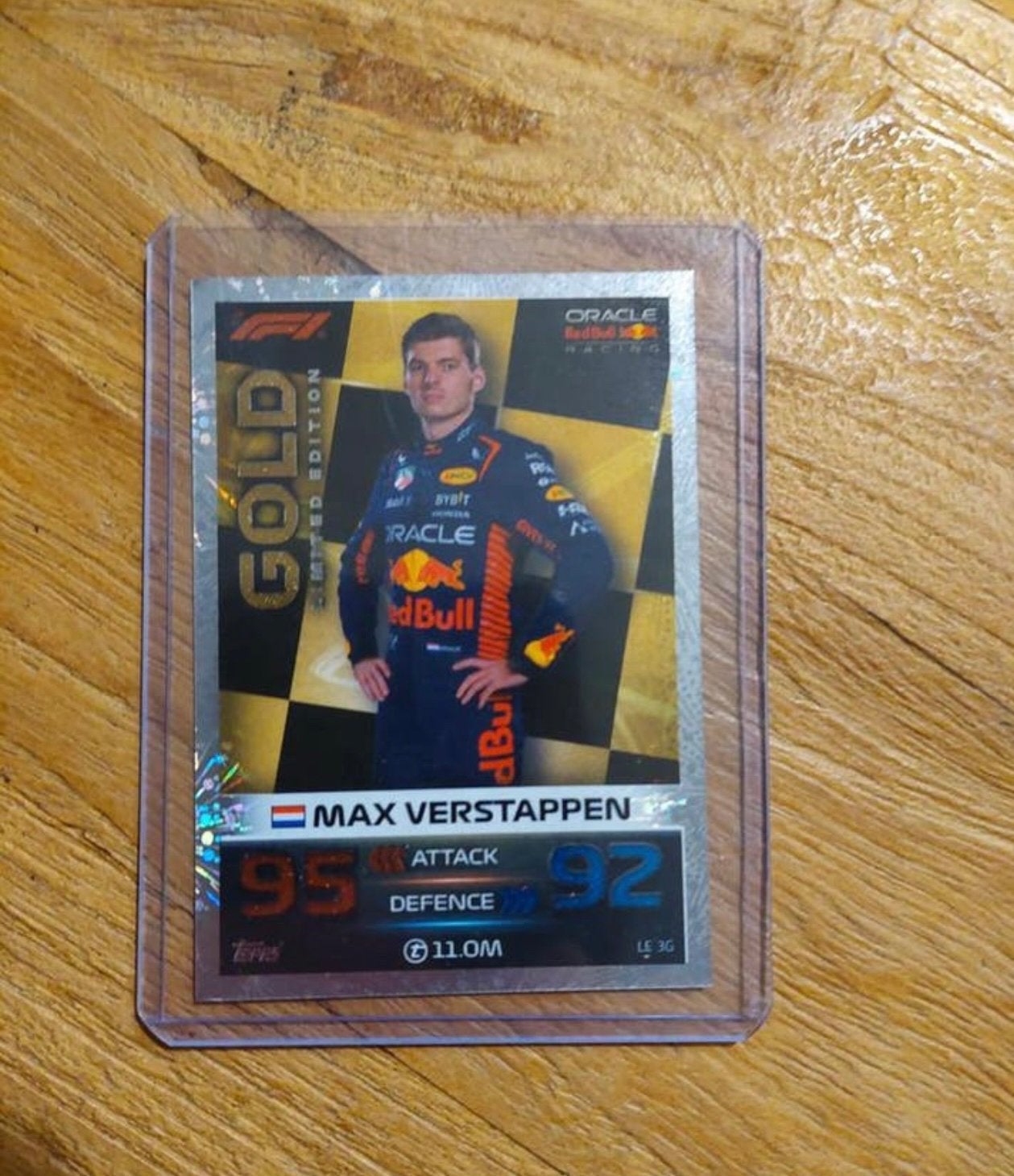 Max Verstappen Refractor Gold Limited Edition, Ophalen of Verzenden, Plaatje