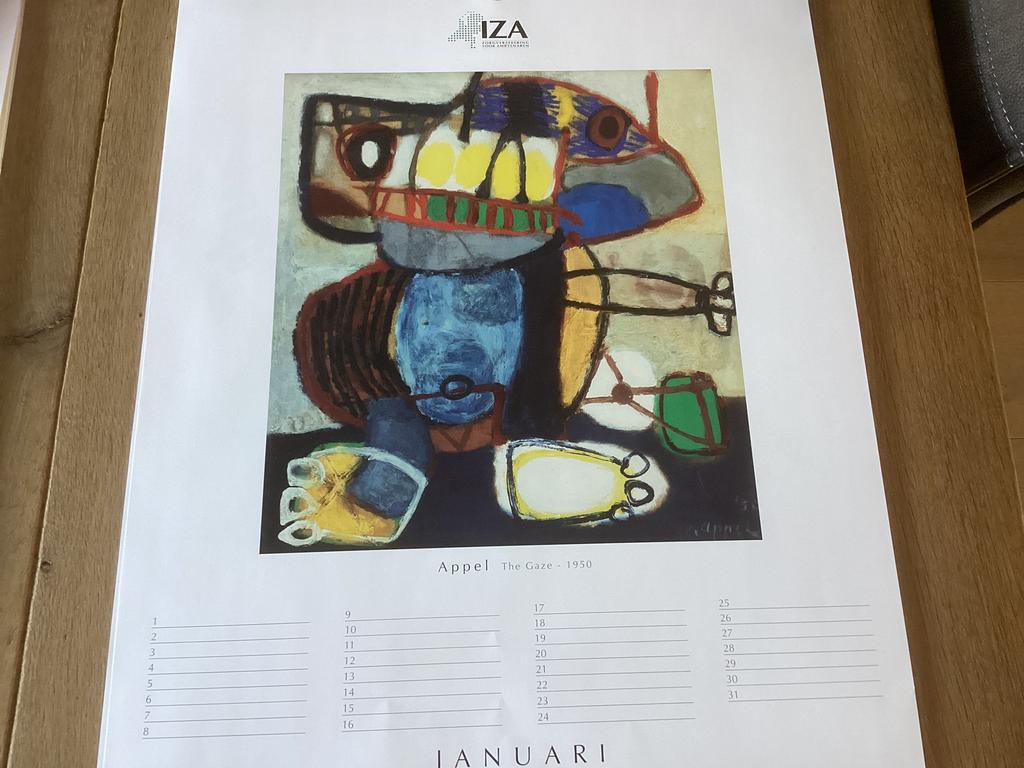 IZA verjaardags kalender, Ophalen of Verzenden