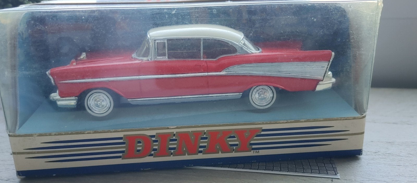 matchbox dinky collectie chevrolet bel air 1:43, Verzenden, Gebruikt, Auto, Matchbox