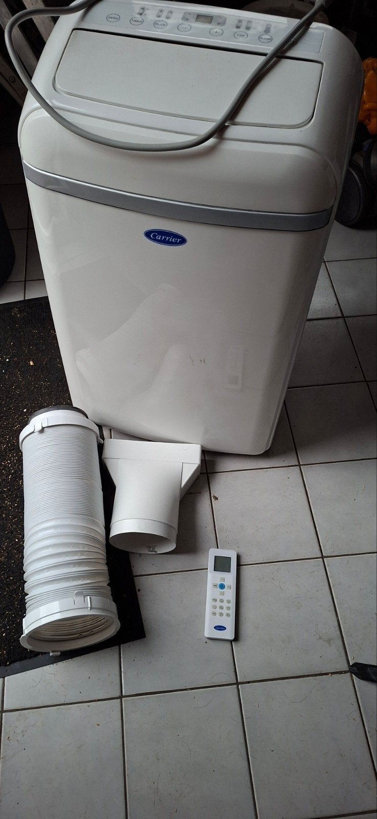 mobiele airco Carrier., Ophalen, Mobiele airco, Minder dan 60 m³, 3 snelheden of meer