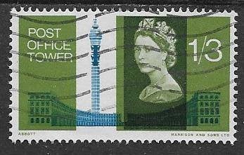 Engeland 1975   Post Office Tower    403, Ophalen of Verzenden, Gestempeld