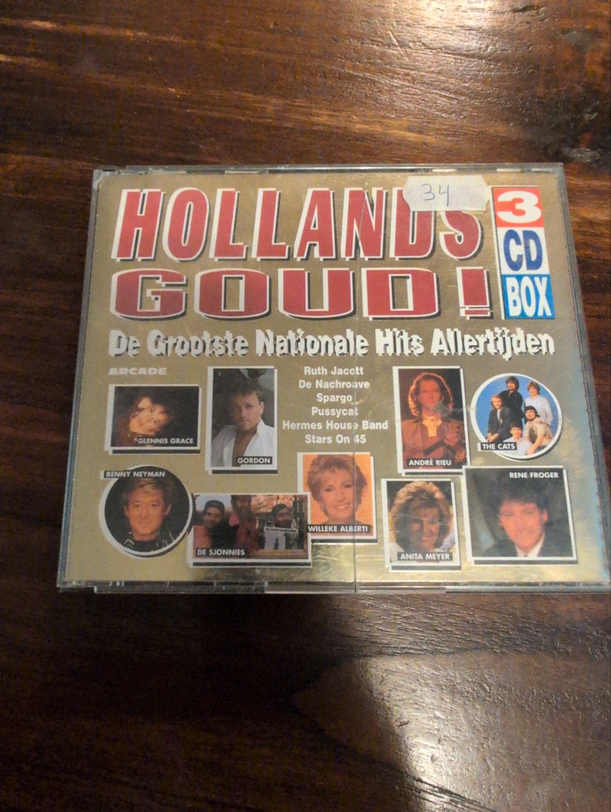 Hollands Goud! 3 CD Box - De Grootste Nationale Hits, Cd's en Dvd's, Ophalen of Verzenden, Gebruikt, Nederlandstalig, Boxset