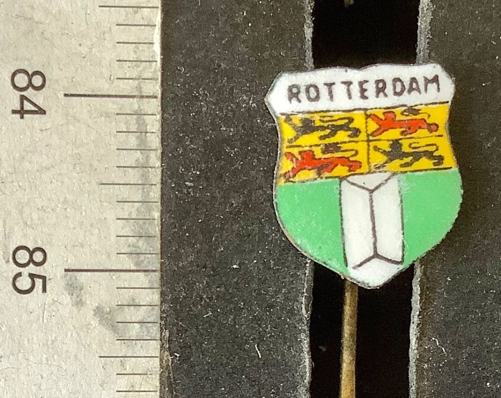 speld, Rotterdam, Stadswapen (RB, Verzamelen, Speldjes, Pins en Buttons, Ophalen of Verzenden, Gebruikt, Stad of Land, Speldje of Pin