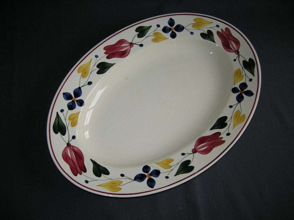 Societe Ceramique Boerenbont 417 vleesschaal 41,5 cm., Antiek en Kunst, Ophalen of Verzenden