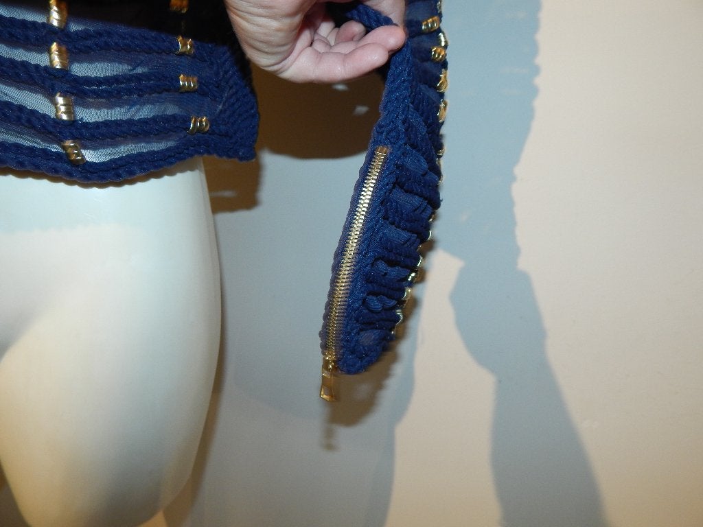 Balmain x H&M trui voile delen touw look gouden delen S, Zo goed als nieuw, Maat 36 (S), Balmain, Verzenden