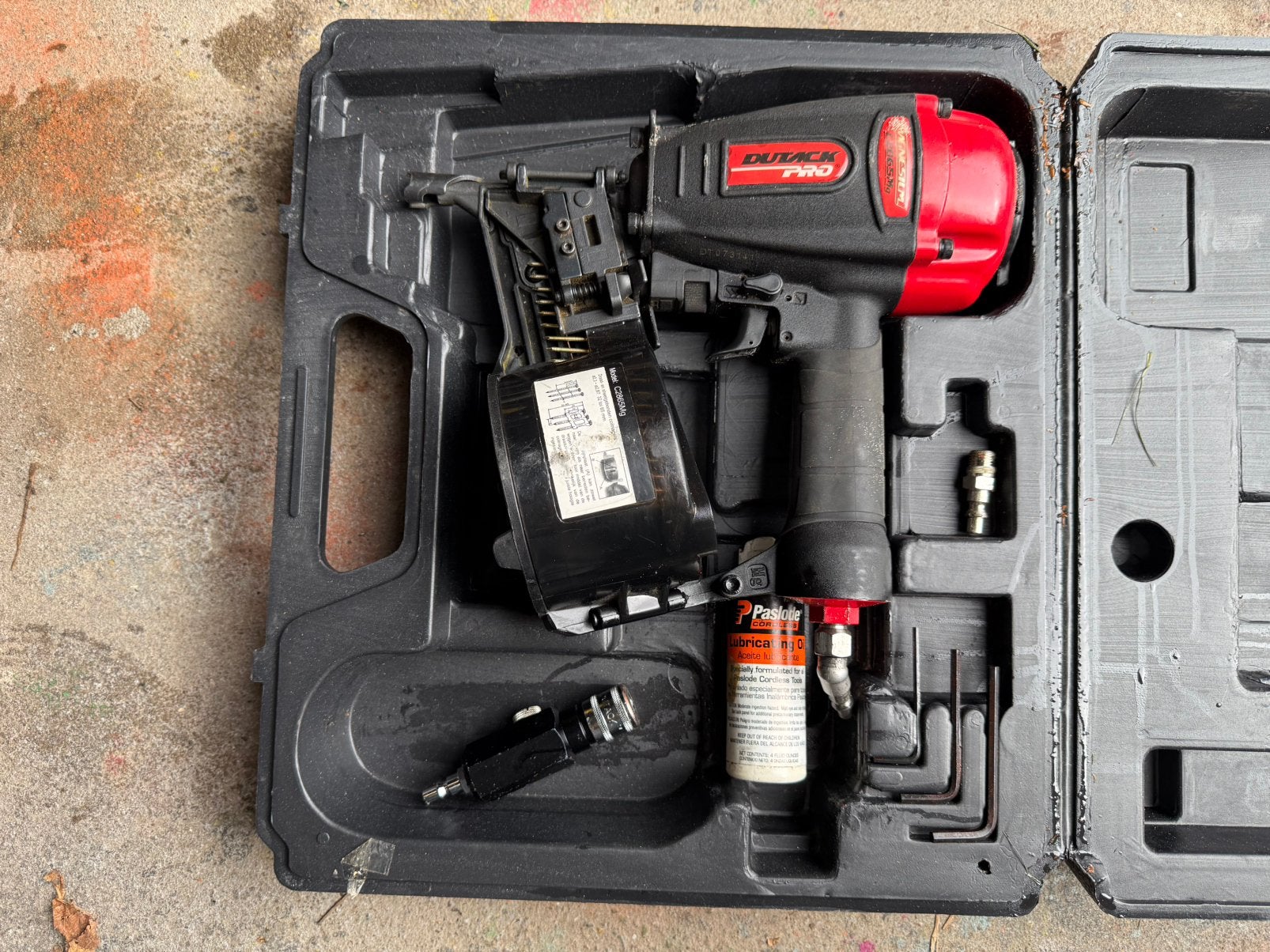 Dutack Pro C2865Mg professionele coilnageltacker, Ophalen, Zo goed als nieuw