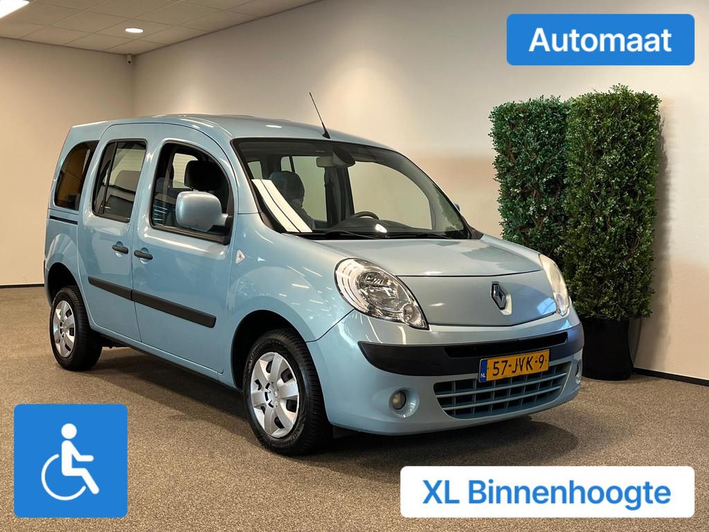 Renault Kangoo Rolstoelauto Automaat XXL-Ombouw 150cm rolsto, Auto's, 12 maanden, Stof, Blauw, Origineel Nederlands