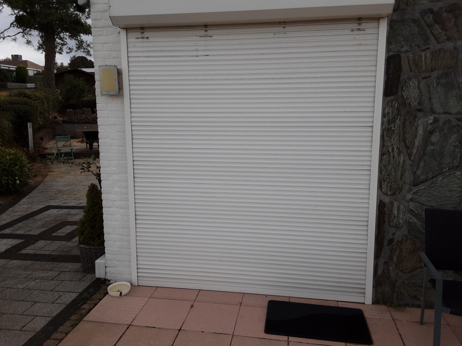 elektrische rolluiken, Doe-het-zelf en Verbouw, Rolluiken, Ophalen, Gebruikt, 200 cm of meer, Wit