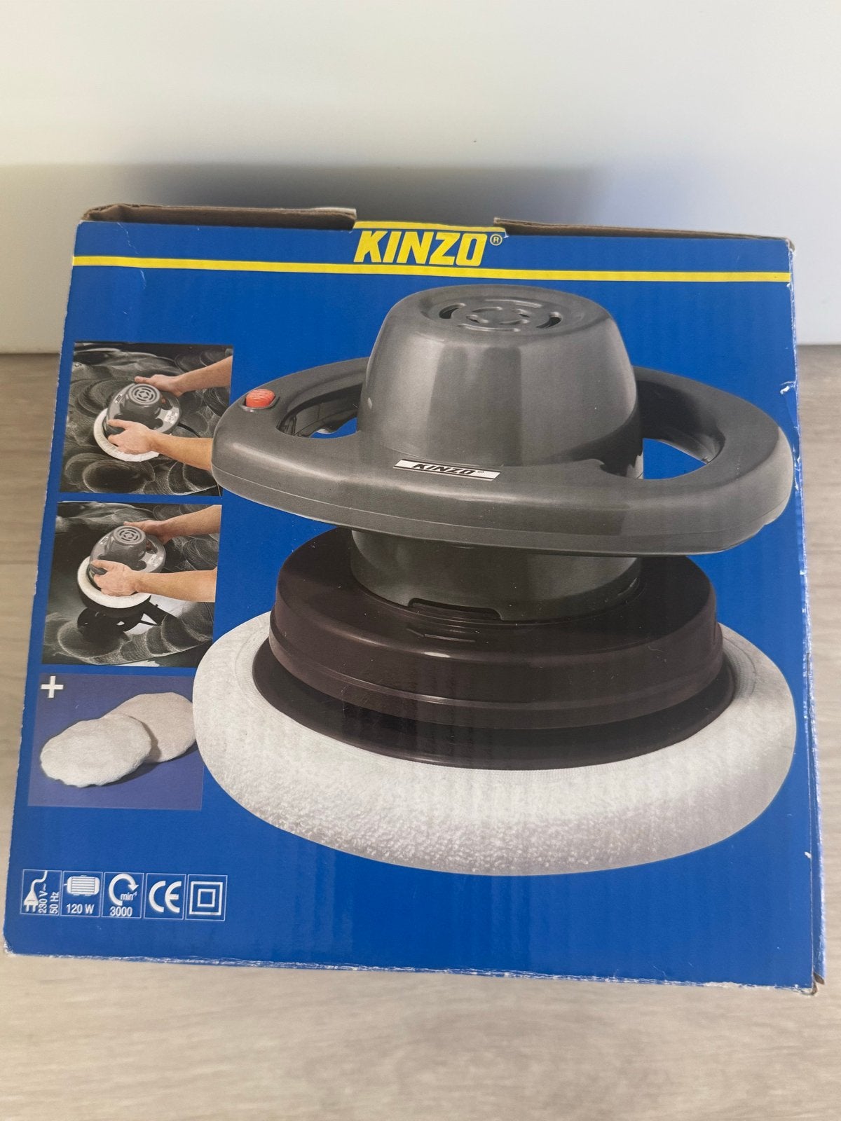 Kinzo Poetsmachine/Polijstmachine 120W, Ophalen of Verzenden, Zo goed als nieuw