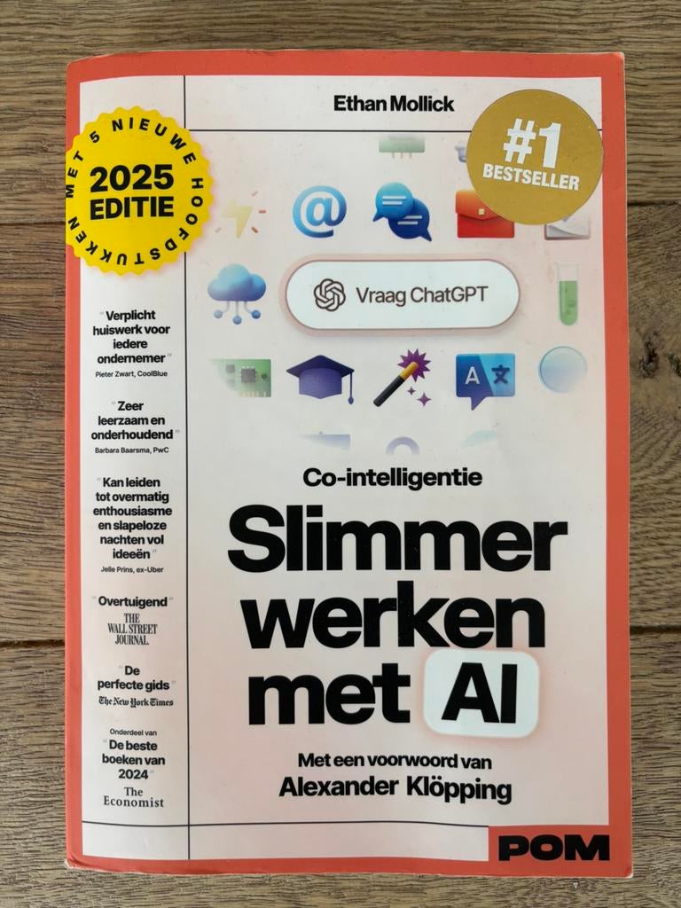 Slimmer werken met AI - 2025 editie - zo goed als nieuw, Boeken, Informatica en Computer, Ophalen of Verzenden, Zo goed als nieuw