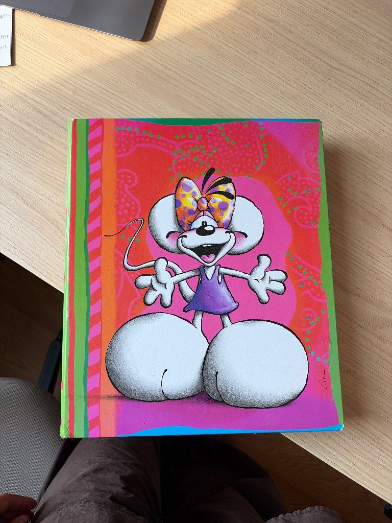 Didl boek - goed gevuld met plaatjes en tasjes, Verzamelen, Diddl, Ophalen of Verzenden, Diddl, Gebruikt, Papier, Kaart of Schrift